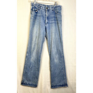 Jean De Paree Vintage 70's Jeans Women's 10 Distressed Straight Leg High Rise